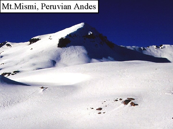 Mt. Mismi, Peruvian Andes 