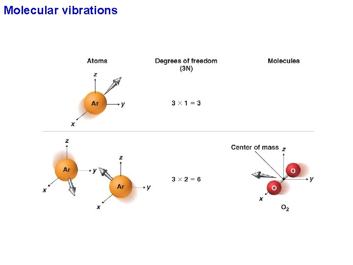 Molecular vibrations 