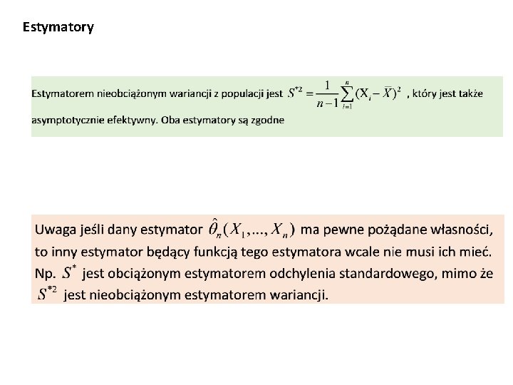 Estymatory 