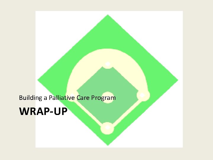 Building a Palliative Care Program WRAP-UP 