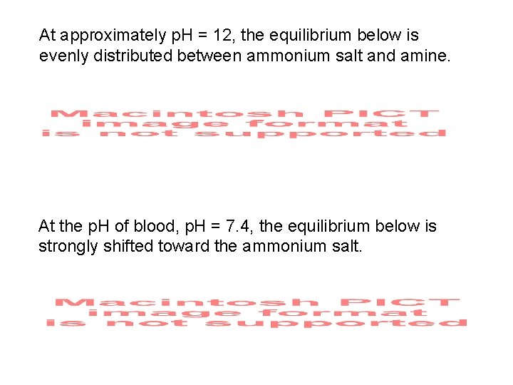 At approximately p. H = 12, the equilibrium below is evenly distributed between ammonium