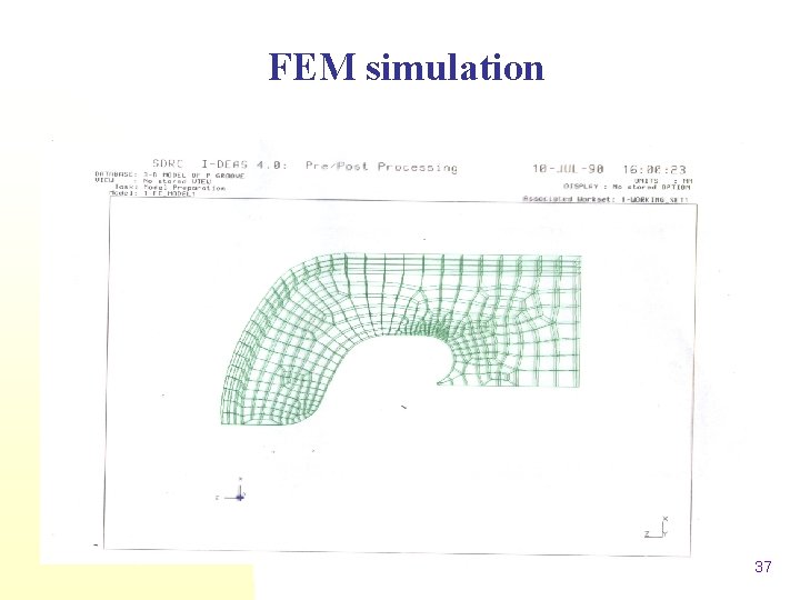 FEM simulation 37 