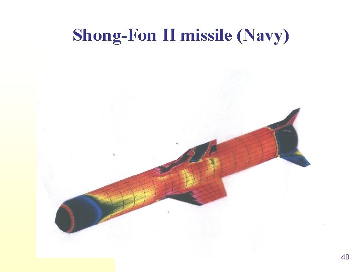 Shong-Fon II missile (Navy) 40 