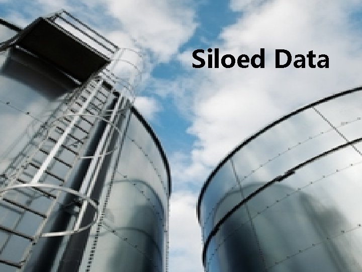 Siloed Data <Insert Picture Here> 