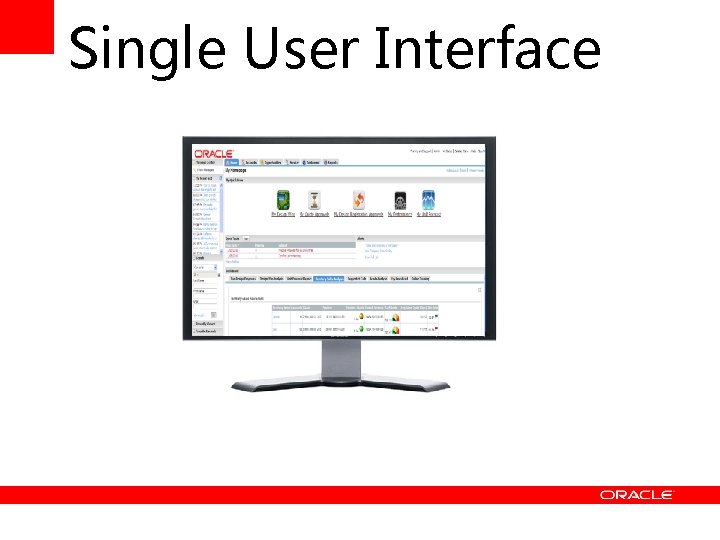 Single User Interface 