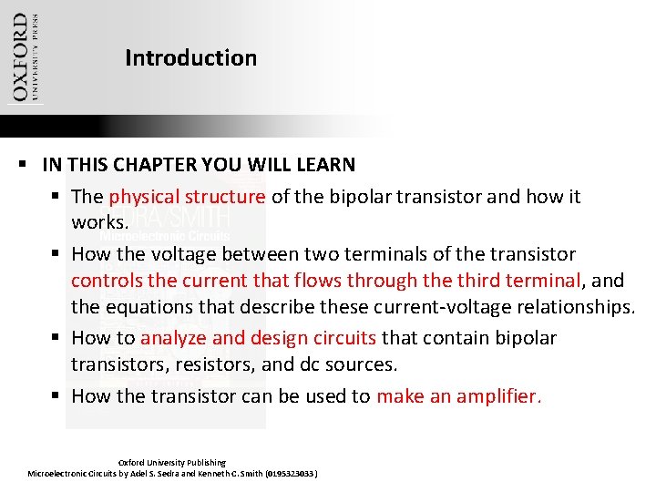 Introduction § IN THIS CHAPTER YOU WILL LEARN § The physical structure of the