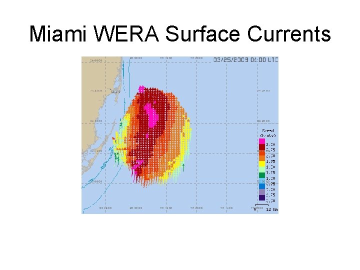 Miami WERA Surface Currents 