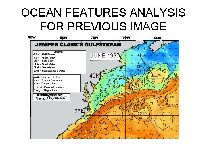 OCEAN FEATURES ANALYSIS FOR PREVIOUS IMAGE 