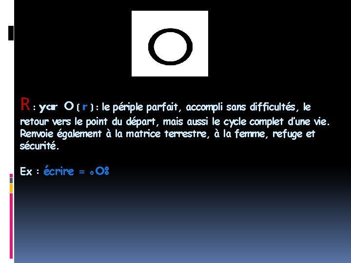 R : yar ⵔ ( r ) : le périple parfait, accompli sans difficultés,