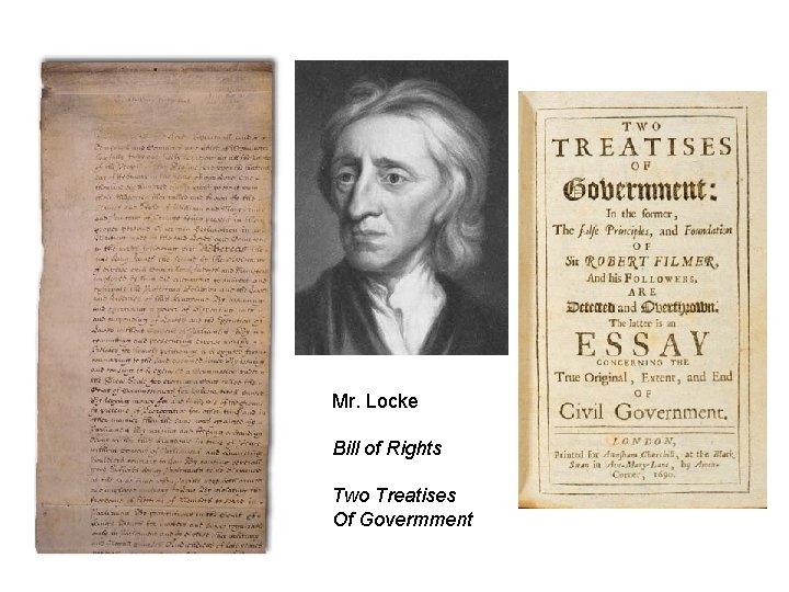 Mr. Locke Bill of Rights Two Treatises Of Govermment 