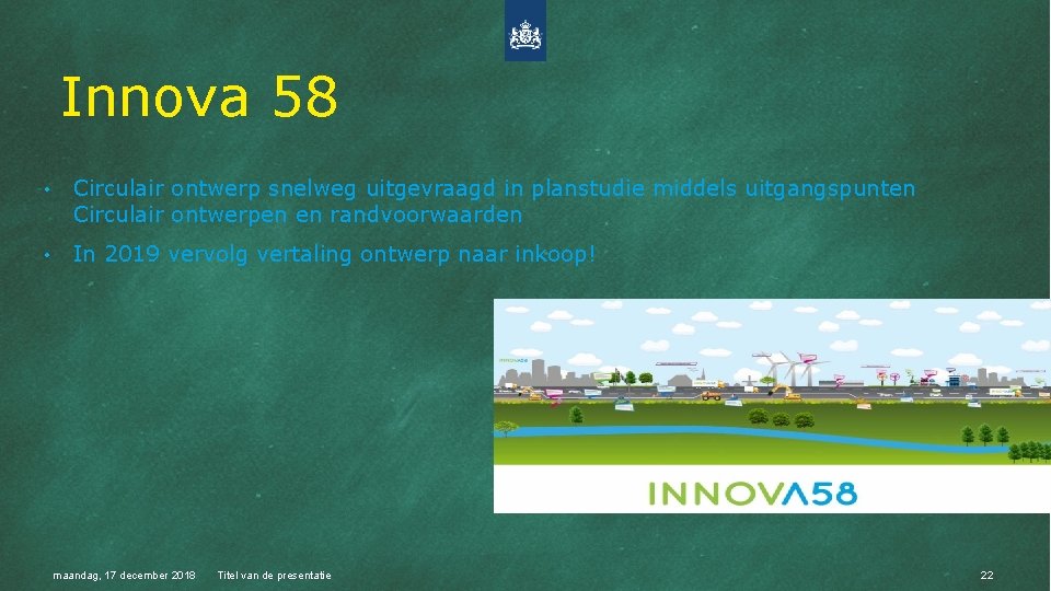 Innova 58 • Circulair ontwerp snelweg uitgevraagd in planstudie middels uitgangspunten Circulair ontwerpen en