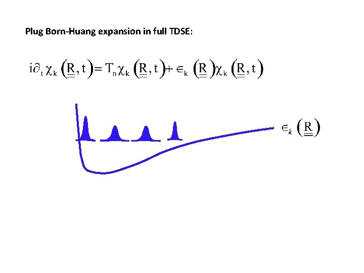 Plug Born-Huang expansion in full TDSE: 