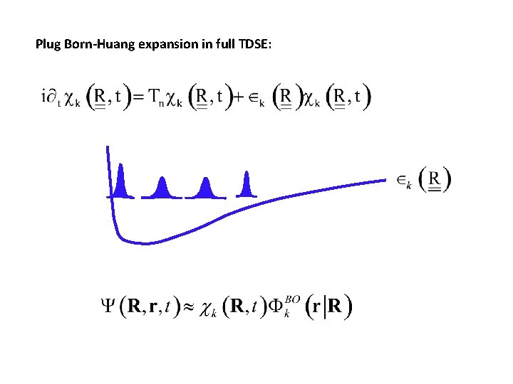 Plug Born-Huang expansion in full TDSE: 