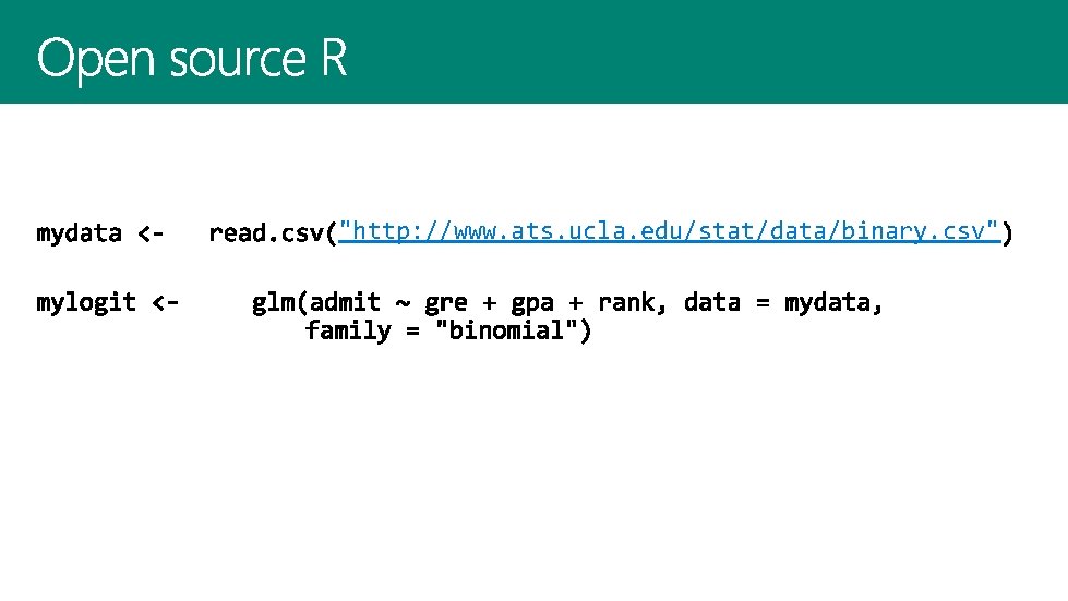 "http: //www. ats. ucla. edu/stat/data/binary. csv" 