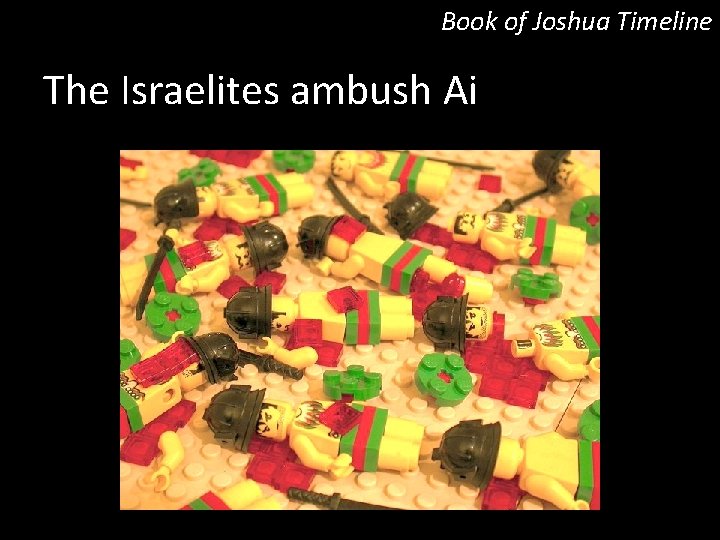 Book of Joshua Timeline The Israelites ambush Ai 