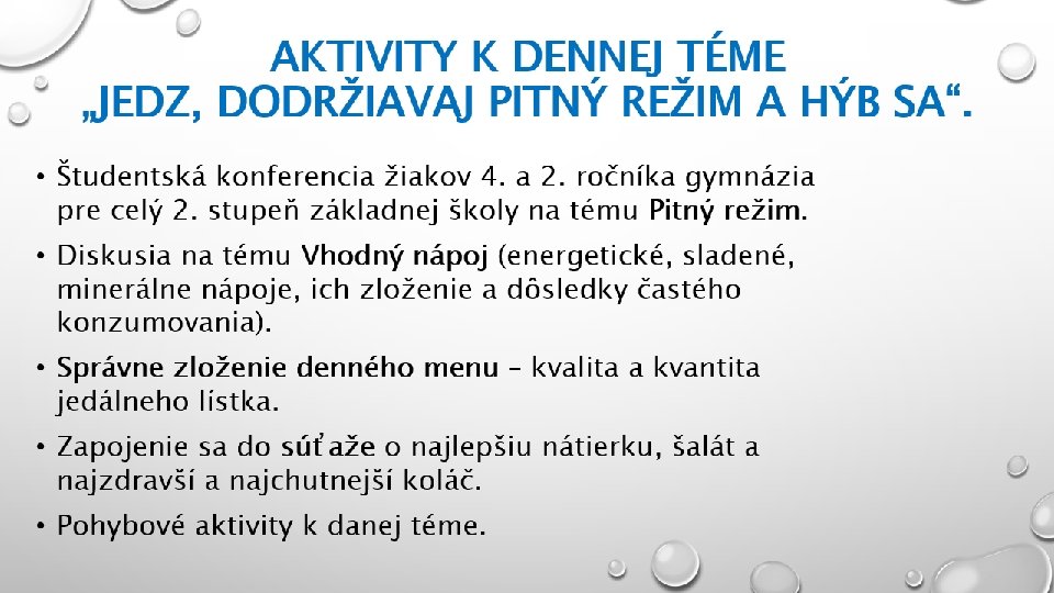 AKTIVITY K DENNEJ TÉME ZELENINA, OVOCIE A ORECHY Z NAŠICH SADOV • MOTIVAČNÉ VIDEO