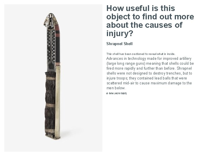 How useful is this object to find out more about the causes of injury?