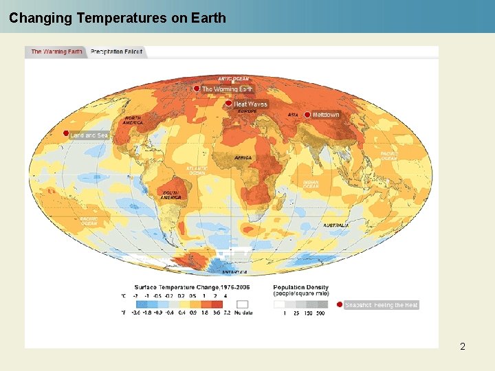 Changing Temperatures on Earth 2 