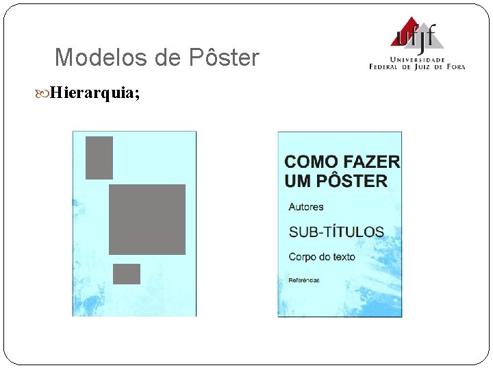 Modelos de Pôster Hierarquia; 