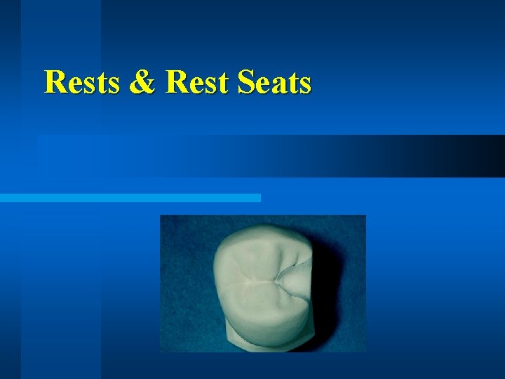 Rests & Rest Seats 
