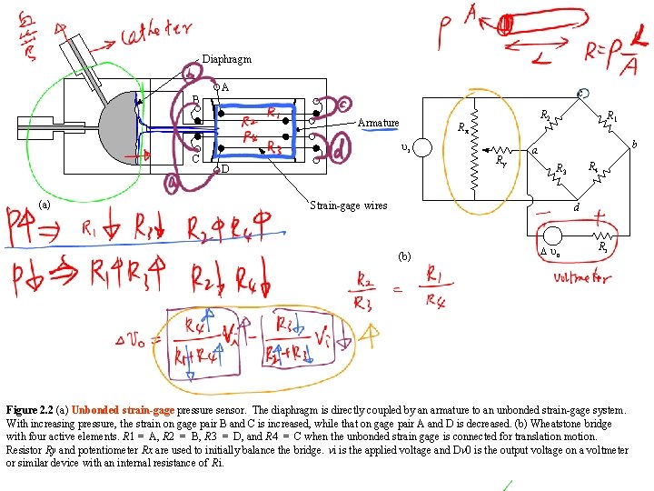 Diaphragm A c B Armature C (a) R 2 Rx ui D Ry R