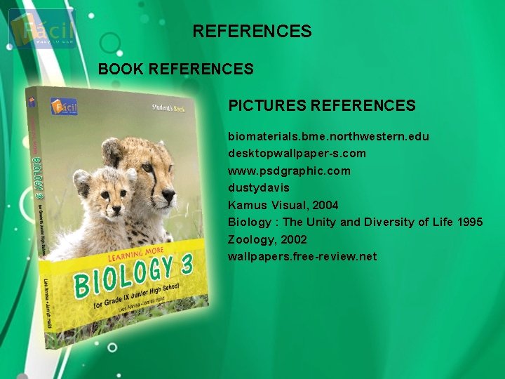 REFERENCES BOOK REFERENCES PICTURES REFERENCES biomaterials. bme. northwestern. edu desktopwallpaper-s. com www. psdgraphic. com