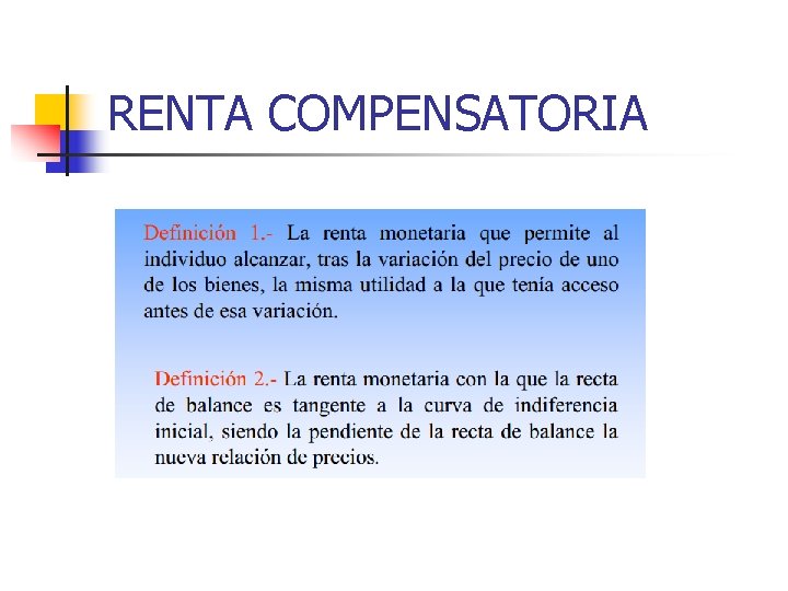 RENTA COMPENSATORIA 