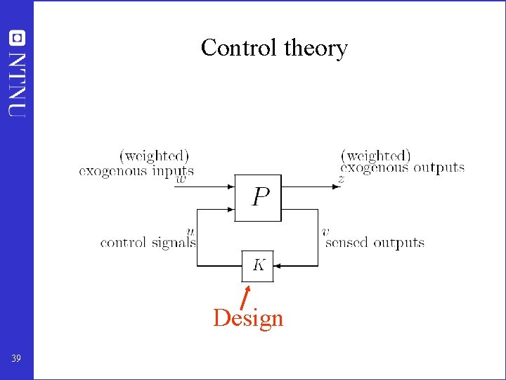 Control theory Design 39 