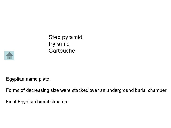 Step pyramid Pyramid Cartouche Egyptian name plate. Forms of decreasing size were stacked over