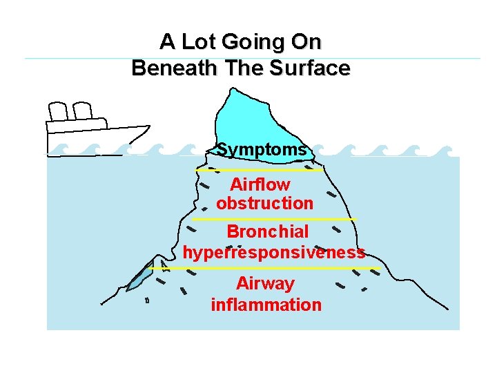 A Lot Going On Beneath The Surface Symptoms Airflow obstruction Bronchial hyperresponsiveness Airway inflammation
