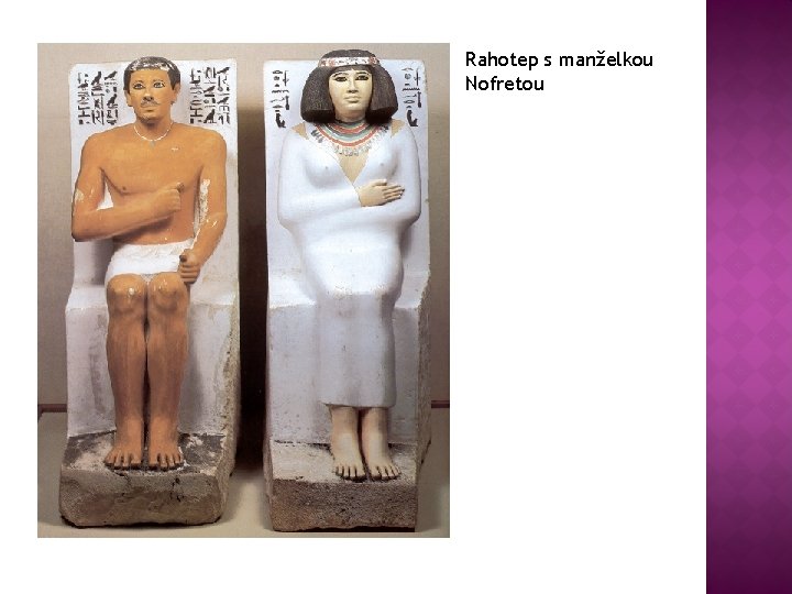 Rahotep s manželkou Nofretou 