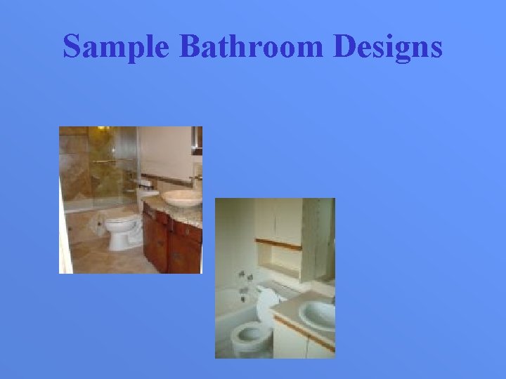 Sample Bathroom Designs 