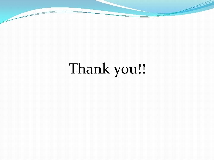 Thank you!! 