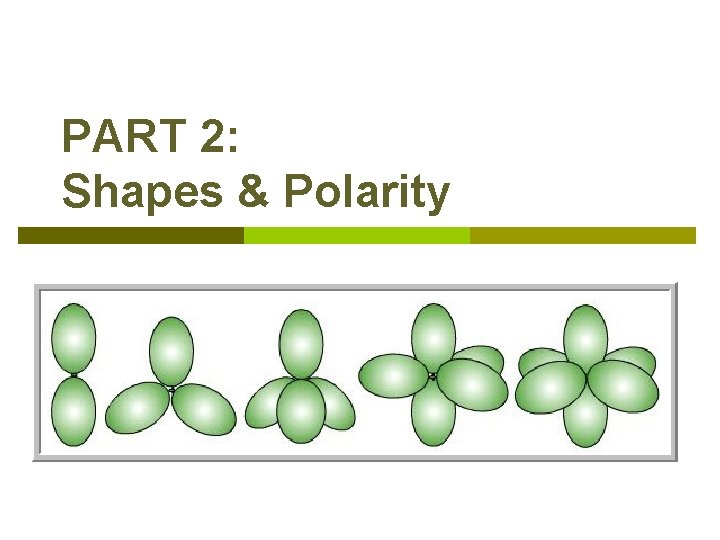 PART 2: Shapes & Polarity 