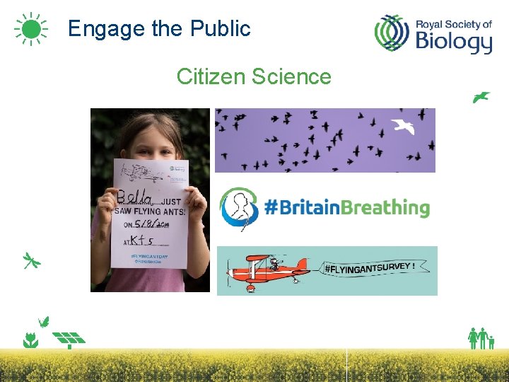 Engage the Public Citizen Science 