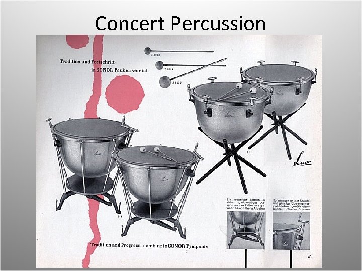 Concert Percussion 