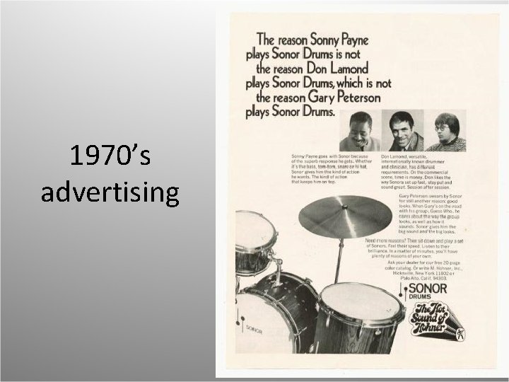 1970’s advertising 