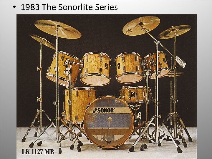  • 1983 The Sonorlite Series The Classic “Link Era” 