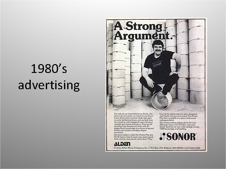 1980’s advertising 
