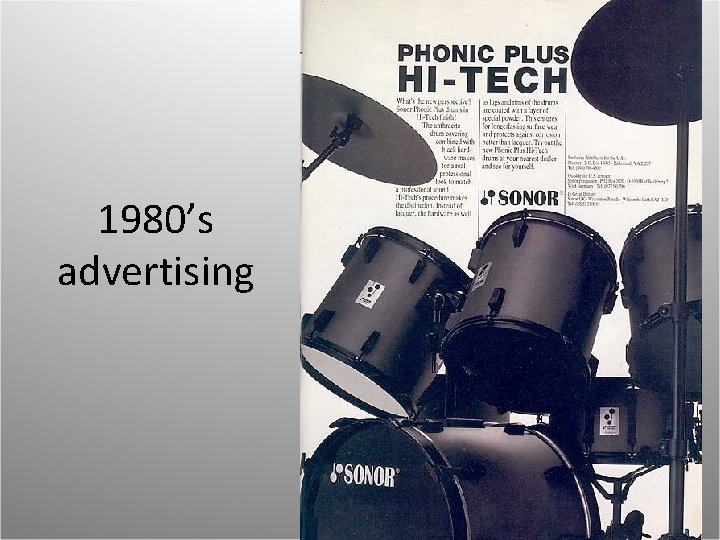 1980’s advertising 