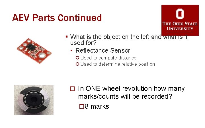 AEV Parts Continued § What is the object on the left and what is