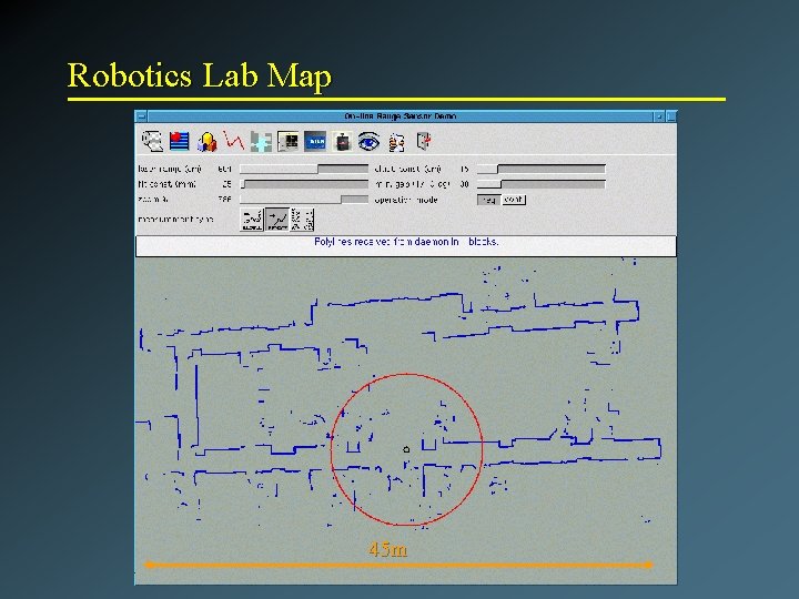 Robotics Lab Map 45 m 