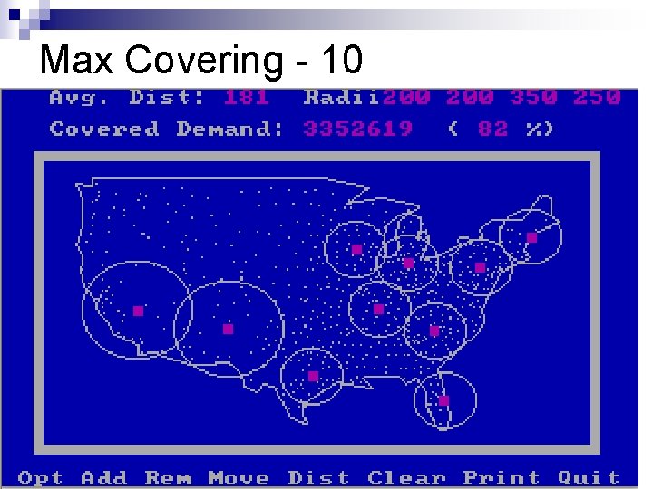 Max Covering - 10 
