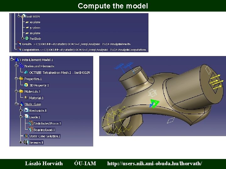 Compute the model László Horváth ÓU-IAM http: //users. nik. uni-obuda. hu/lhorvath/ 