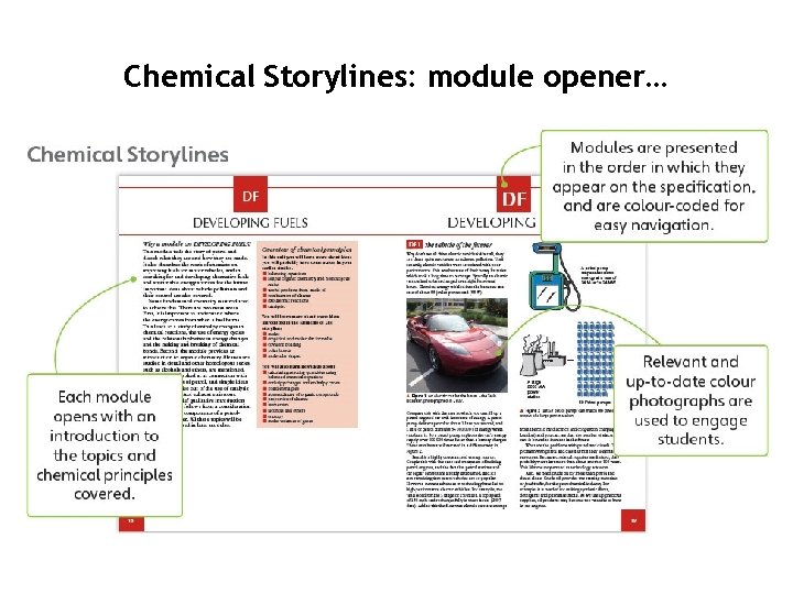 Chemical Storylines: module opener… 