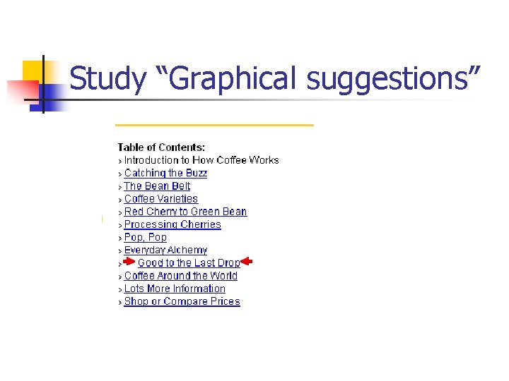 Study “Graphical suggestions” 