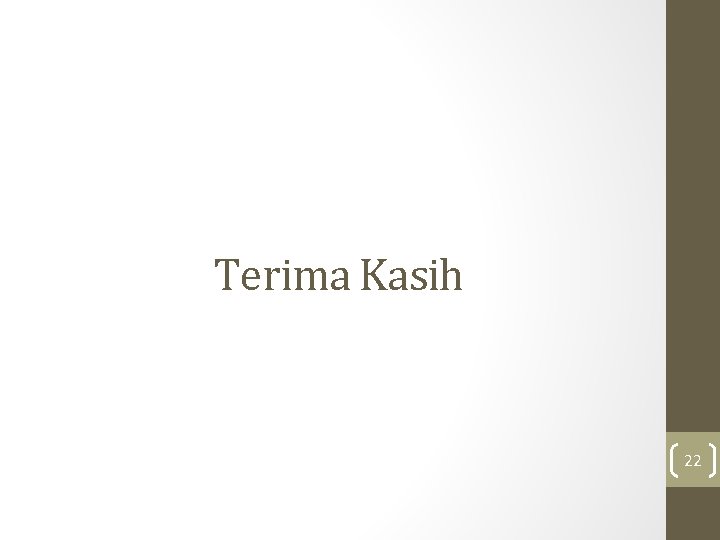 Terima Kasih 22 