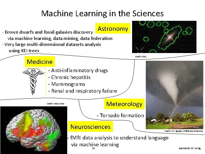 Machine Learning in the Sciences Astronomy - Brown dwarfs and fossil galaxies discovery via