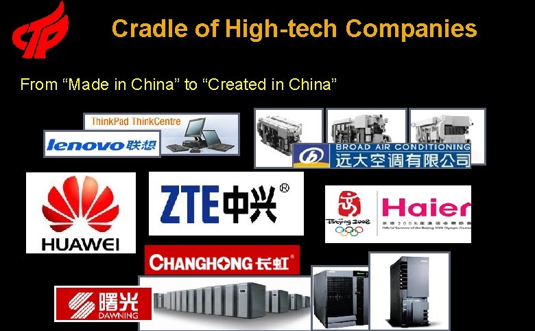 Cradle of High-tech Companies From “Made in China” to “Created in China” 