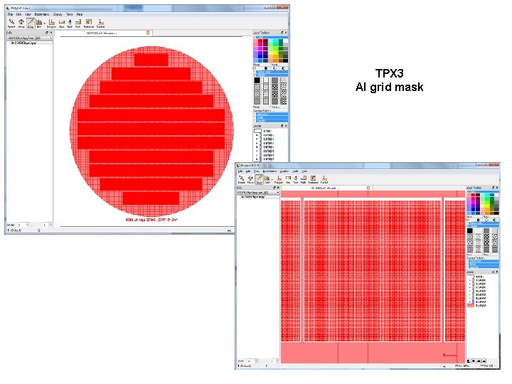 TPX 3 Al grid mask 